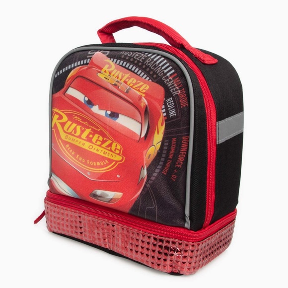 🆕 Disney Pixar Cars 3 Insulated Lunch Bag